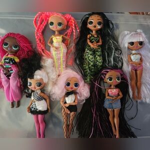 Lol OMG Dolls Set of 7